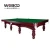 Import High quality solid wood slate full size snooker pool table 12 feet billiards from China