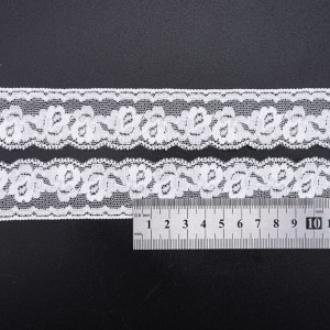 High Quality Stretch 90%Nylon 10%Spandex Lace Fabric for Underwear 1725