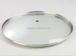High quality tempered cookware glass spill-proof soup pot lid