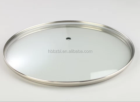 High quality tempered cookware glass spill-proof soup pot lid