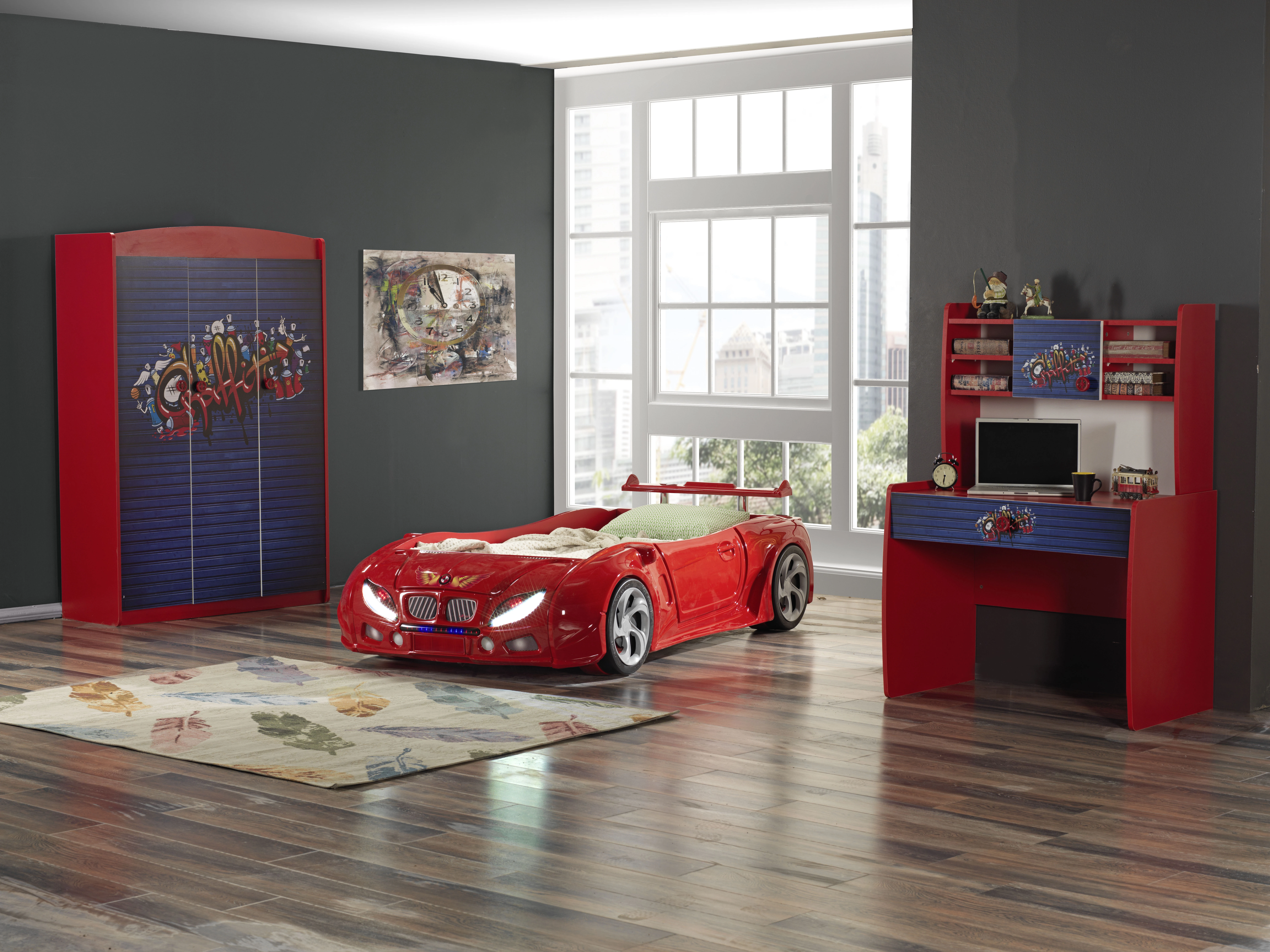 HIGH QUALITY WHOLESALE PRODUCT - BERA KIDS ROOM - CAR BEDROOM - BEDROOM SET - KIDS ROOM - KIDS - CAR BED
