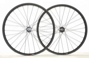 High Stiffness Toray T1000 Disc Brake 29er Carbon MTB Gravel Bicycle asymmetry 30mm width Wheels with Novatec hub