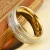 Import Highly Polished Arrows Inlay Gold Mens Tungsten Carbide Wedding Rings from China