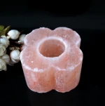 Himalayan Tea Light by Silk Route Home 900g-1.2kg Wholesale natural Himalayan rock salt lamp candle salt lamp