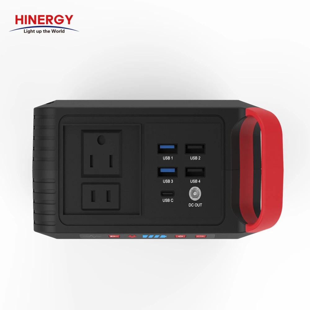 Hinergy Lithium ion battery power bank Portable Mini Solar Generator Kit Price List