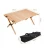 Hitorhike wholesale beech wooden table outdoor roll  table camping wooden folding  table