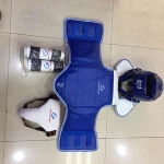 HJ-G154 Martial Arts Taekwondo Protection Equipment HUIJUN Professional 6pcs sets of taekwondo protection