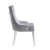 Import Home furniture velvet dining chair grey fabric dining room chairs chromed stainless steel dining chair in UK from China