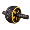 Home gym ab wheel roller non slip handle abdominal ab training wheel