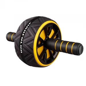 Home gym ab wheel roller non slip handle abdominal ab training wheel