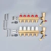 Home heating system copper brass intelligent manifold with flow meter