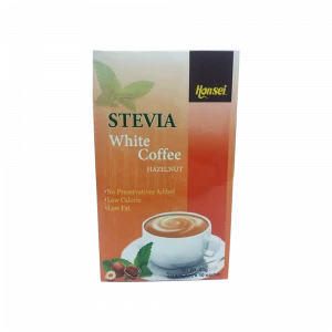 Honsei Natural Stevia Sweet Hazelnut White Flavored Instant Coffee Brands