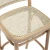 Import Hospitality furniture solid wood frame real rattan seat bar chair from China