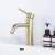 Hot Custom Logo Gold Blushed Brass Basin Faucet Bathroom Water Tap Mixer