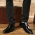 Import hot sale genuine leather men dress shoes  anti-slip rubber outsole elevator shoes  men height increasing shoes from China