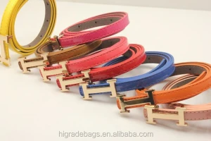 hot sale high quality Pu leather belt with alloy buckle