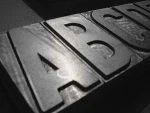 Hot Sale Steel Mold Embossed Letters Mould For License Plate Number Plate