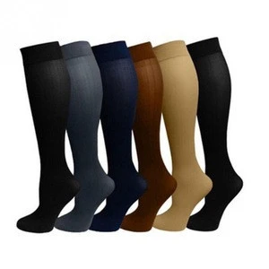 Hot sale unisex graduated medical compression stockings for varicose veins