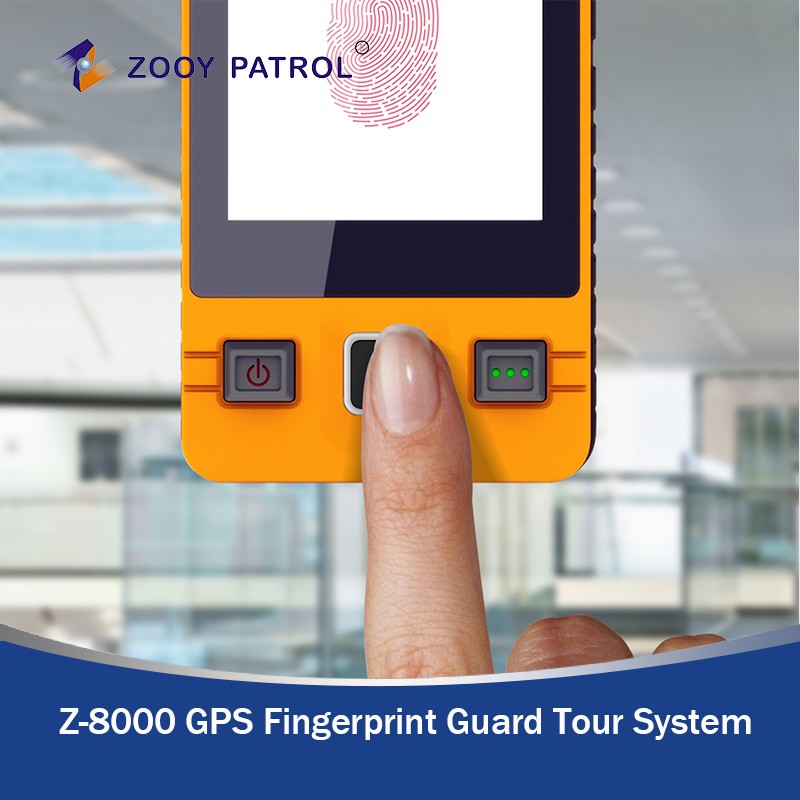 Hot Sale ZOOY Z-8000 3.5 Inch Touch Screen Fingerprint 3G GPS Guard Tour System