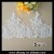 Import Hot sell 100% polyester hand beaded fancy embroidery lace trimming for bridal veil from China
