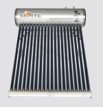 Hot Sell Low Pressure Geyser Low Pressure/Unpressure/Non-Pressurized Stainless Steel Vacuum Tube Solar Energy System Water Tank