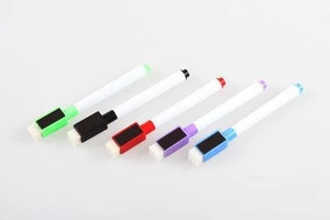 Hot sell Magnetic whiteboard Marker with built-in Eraser
