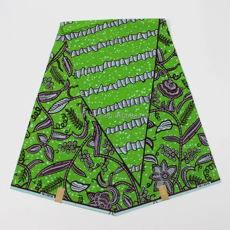 Hot selling 100% cotton fabric african real wax quality wax printing fabric H729