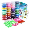 Hot Selling 36 Colors a Box Kids Modeling DIY Magic Super Light Clay Ultra-light Play Dough