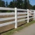 Hot Selling 4 Rail PVC Post and Rail Fence, Plastic Horse Fence, Quality Vinyl Ranch Fence