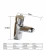 Import hot selling brass self closing basin deck mounted water tap time delay wash chrome basin faucet from China