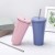 Import Hot Selling Double Wall Vacuum Insulated Stainless Steel Tumbler Cups With Lid And Straw from China