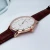 Import Hot Selling Good Quality Strap Belt Shiny Watches Men Wrist Leather from China