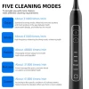 Hot Selling Professional sonic Oral Care 48000 Stroke Vibrate Custom Mode Electric Toothbrush with Wireless Charging Stand