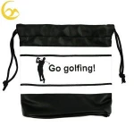 Hot Selling PU Leather Golf Pouch Golf Accessories Ball Bags Golf Pouch Storage Bag