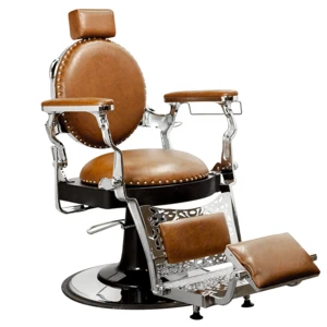 Hot Selling Salon Equipment Comfortable Reclining Antique Barber Chair