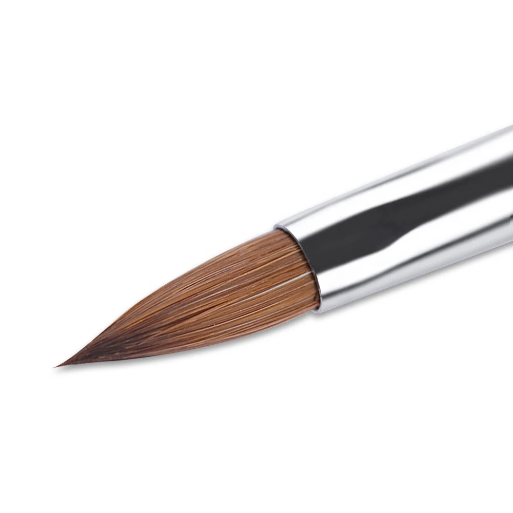 Hot Selling Size 2# 4# 6# 8# 10# Acrylic Brush Kolinsky Sable Acrylic Nail Brushes