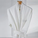 Hotel Girls Silk Long Luxury Bath Cotton Robe