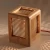 Import Hotel Home Decoration Bamboo Wooden Basket Magnet LED Table Lamp for Bedroom from China