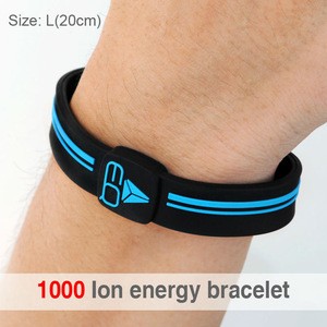 Hottime Bio Elements Energy 1 inch Colorful Fashion Silicone Wrist Adjustable Balance Band