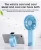 Import Household Appliances In Stock Customizable Rechargeable Portable USB Handheld Cooling Portable Handheld fan With Phone Holder from China
