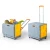 Import Household small trolley shopping box trolley from China