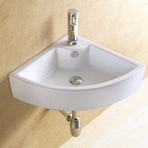 HS-5402 ceramic triangle sink/ triangle bathroom corner sink/ wall bathroom sink