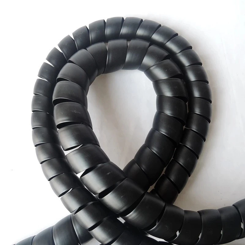 hydraulic rubber hose spiral wrap wire protector cover cable protection sleeve with colors