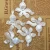 Import Imitation pearl straight hole flower loose beads new beige ABS pearl flower DIY jewelry accessories clothing accessories from China