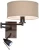 Import Industrial Hotel Fancy Reading Light Bronze Adjustable Gooseneck Long Swing Arm LED Wall Lamp For Bedside Living Room from China