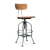 Import Industrial Style Modern Bar Chair Metal Frame Plywood Seat Wood Adjustable Bar Stool Swivel Bar Chair from China