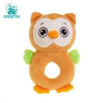 Infant educational toys plush baby rattle toys cute kids bed bell