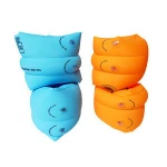 Inflatable Swim Rollup Arm Bands Floatation Sleeves Swimming Rings Floats Tube Armlets for Adult
