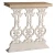 Import INNOVAHOME french style white washed wooden antique console table from China