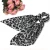Import INS new Korean leopard print bowknot cross elastic black hair band Ladies hair accessories from China